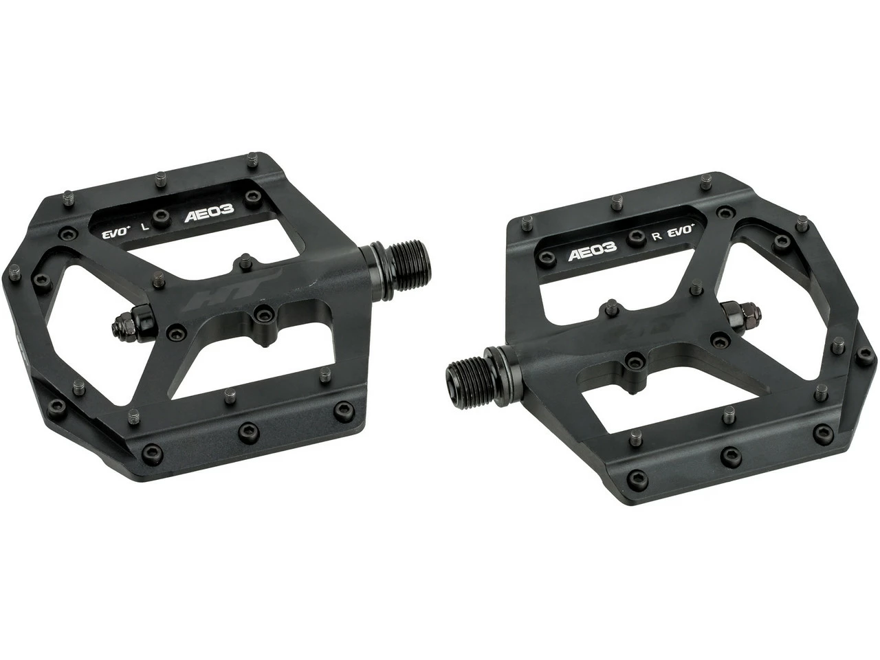 HT EVO AE03 Plattformpedale Stealth Black Limited Edition – Bild 4