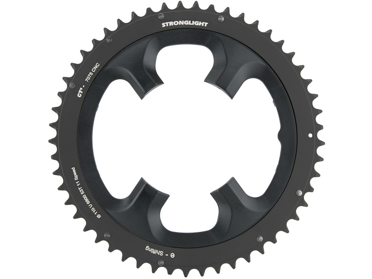 Stronglight CT2 Kettenblatt Ultegra 6800 E-Shifting 11fach, 4-Arm, 110mm Lochkreis