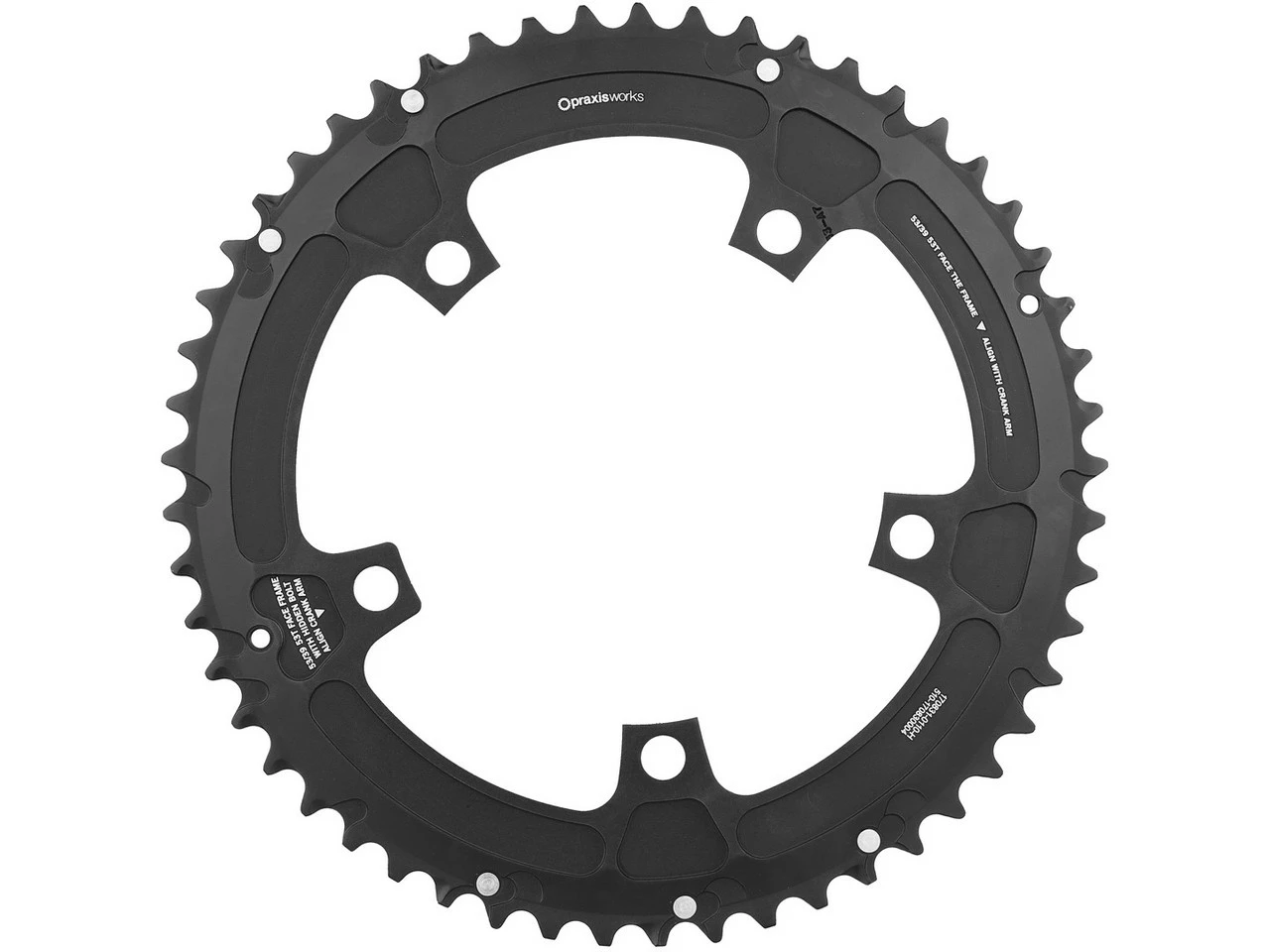 Praxis Works Buzz Road Kettenblatt-Set, 5-Arm, 130 Mm Lochkreis â Bild 2