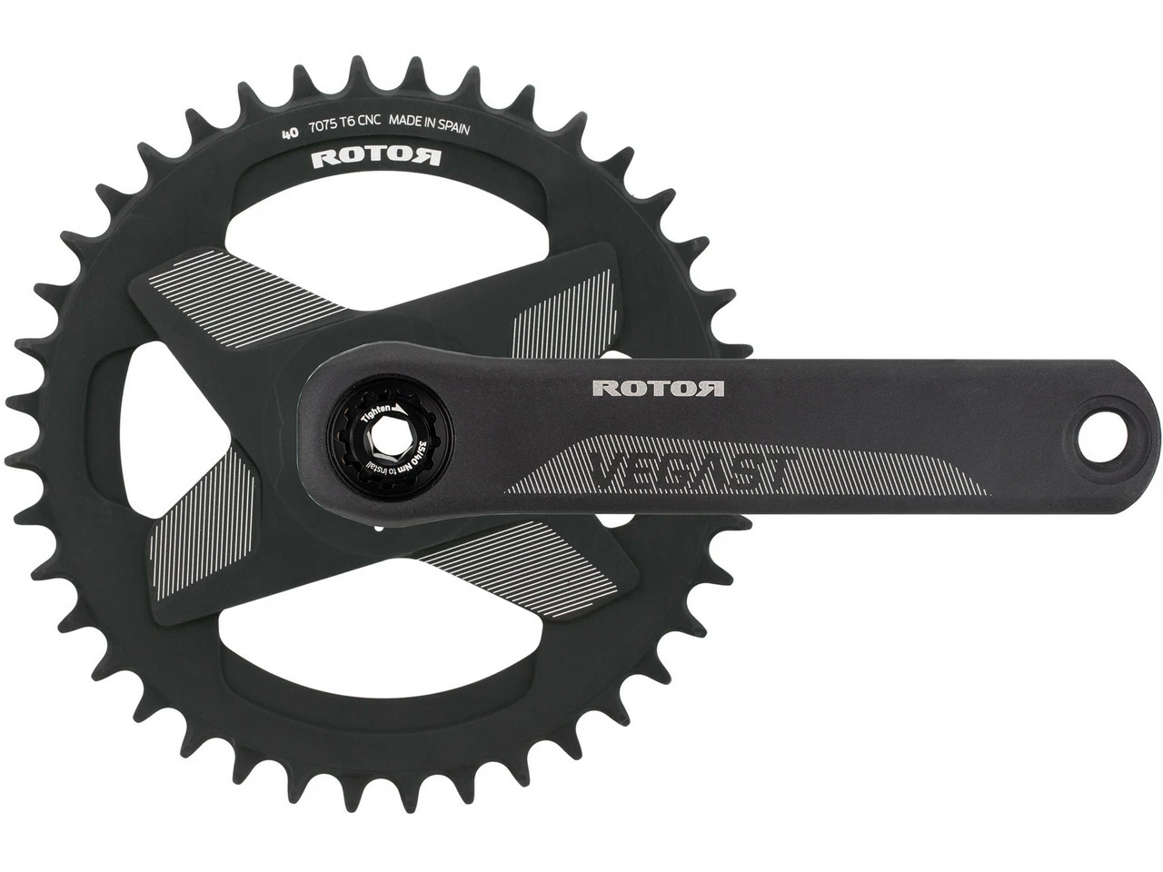 Rotor VEGAST 1-fach Kurbelgarnitur Direct Mount, NoQ