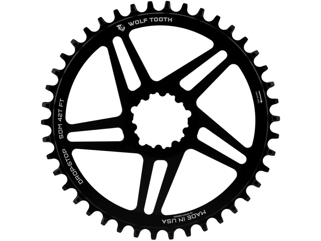 Wolf Tooth Components Direct Mount Flattop Kettenblatt Für SRAM Cyclocross / Road – Bild 3