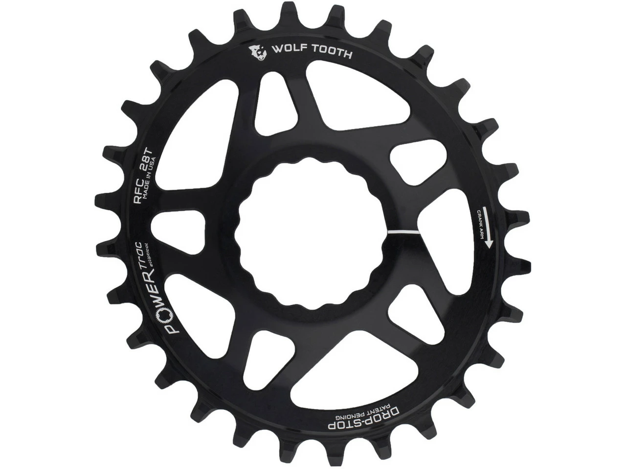 Wolf Tooth Components Elliptical Direct Mount Kettenblatt Für Race Face Cinch