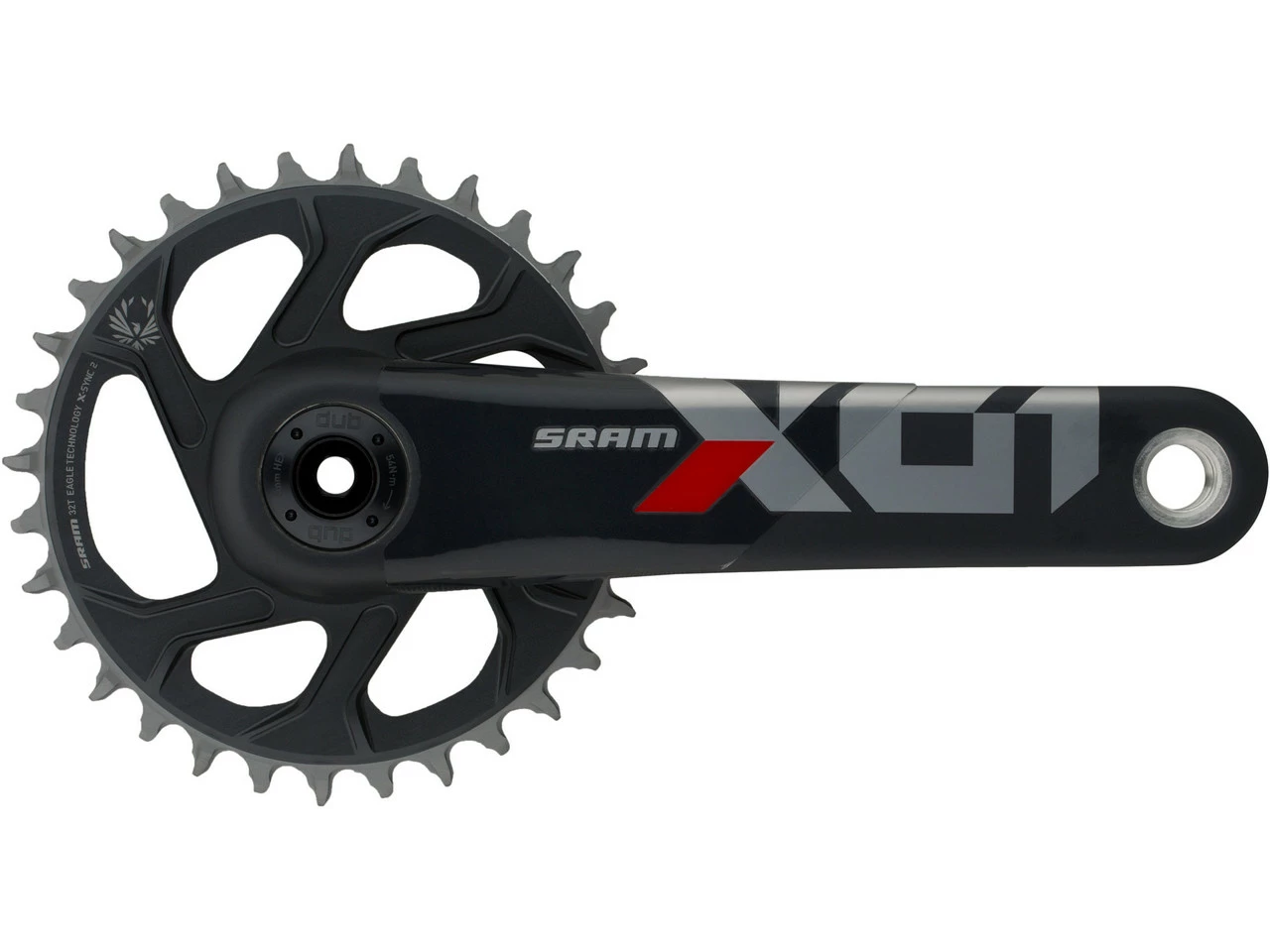 SRAM X01 Eagle SuperBoost+ DUB DM 12-fach Carbon Kurbelgarnitur