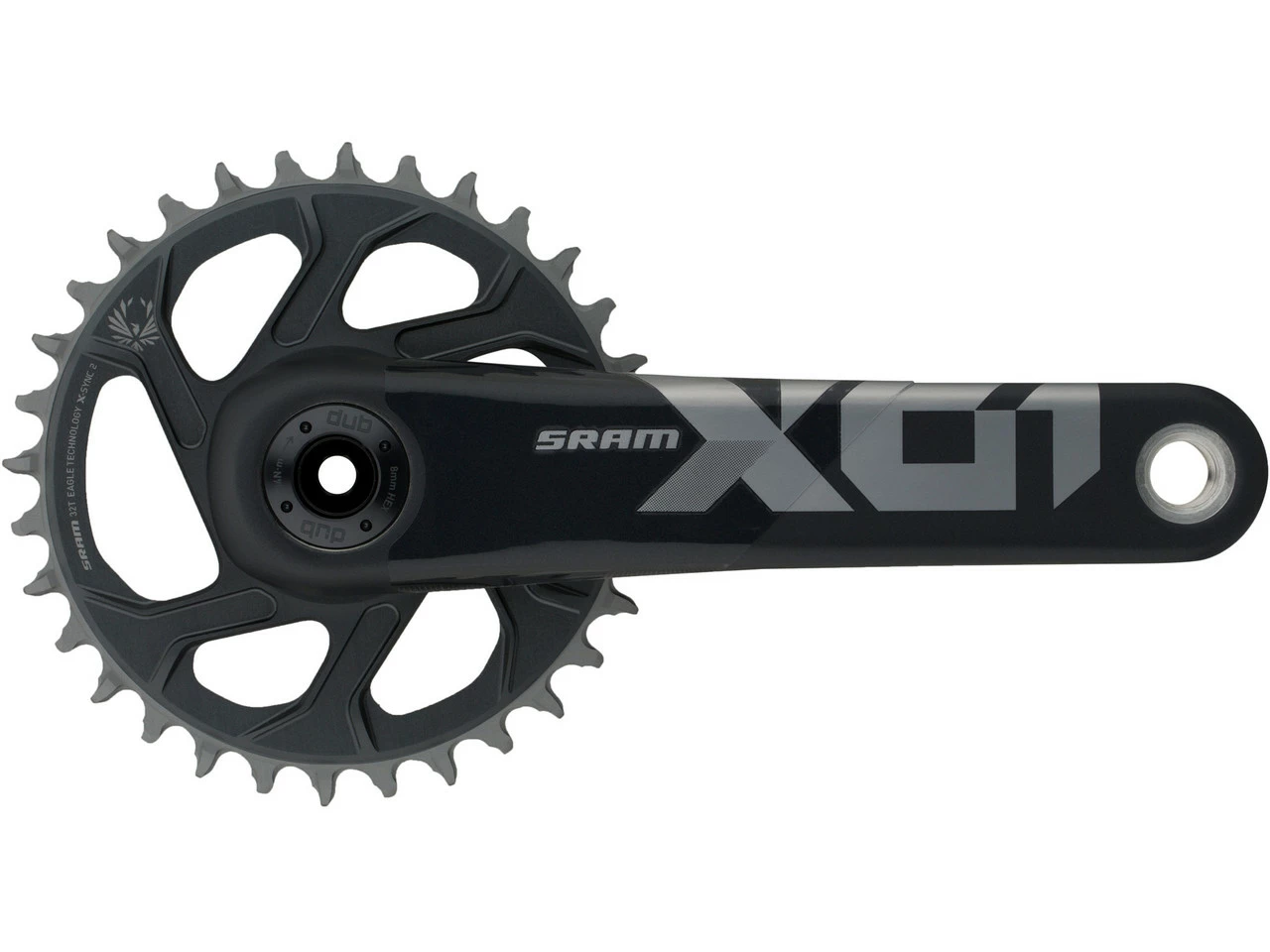 SRAM X01 Eagle SuperBoost+ DUB DM 12-fach Carbon Kurbelgarnitur – Bild 5