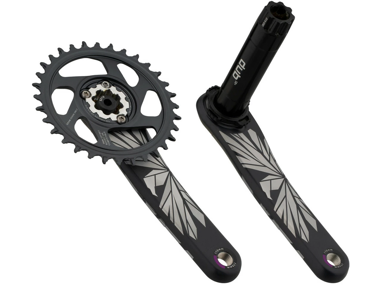 SRAM X01 Eagle SuperBoost+ DUB DM 12-fach Carbon Kurbelgarnitur – Bild 7