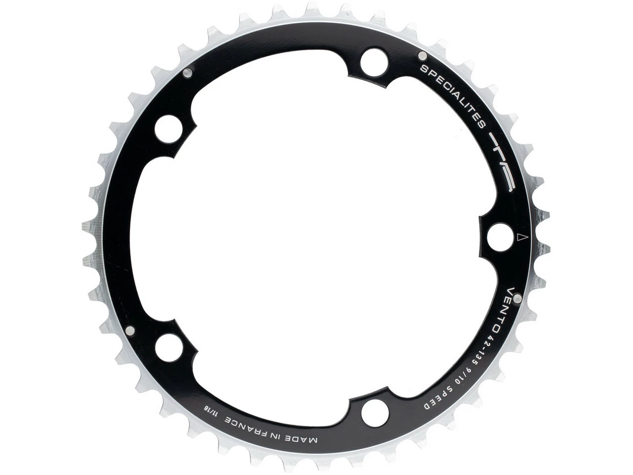 TA Kettenblatt Vento, Campagnolo 10-fach, 5-Arm, Mitte, 135 Mm Lochkreis