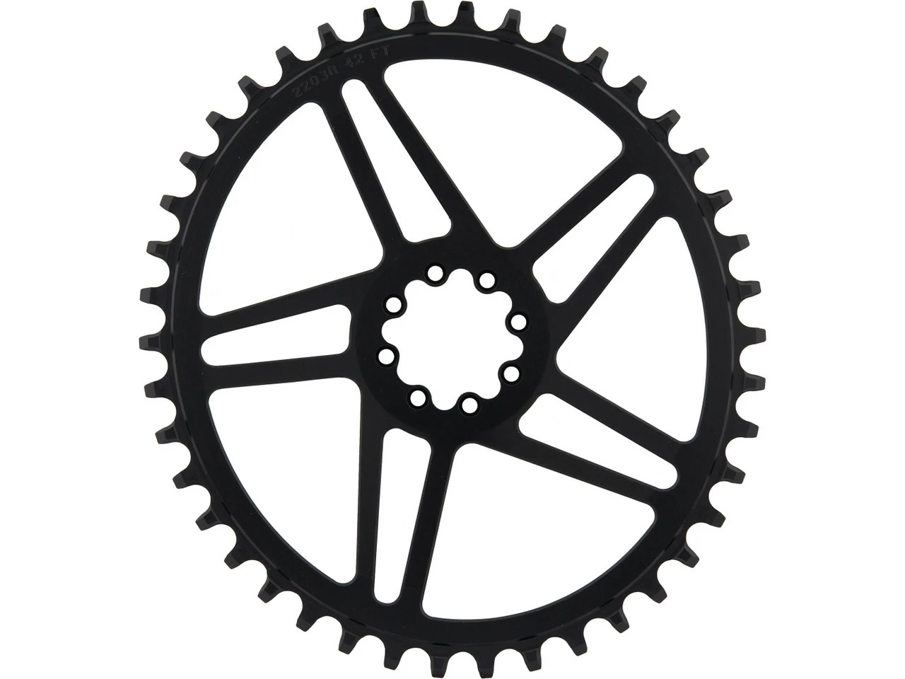 Wolf Tooth Components Elliptical Direct Mount Kettenblatt Für SRAM 8-Bolt – Bild 2